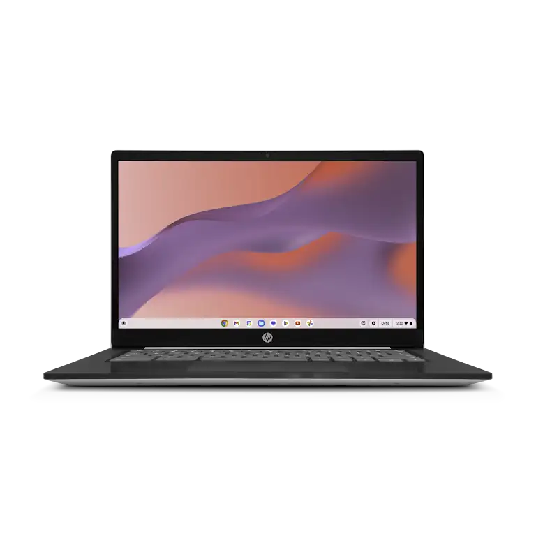 HP Chromebook 14 inch apparaat vooraanzicht.
